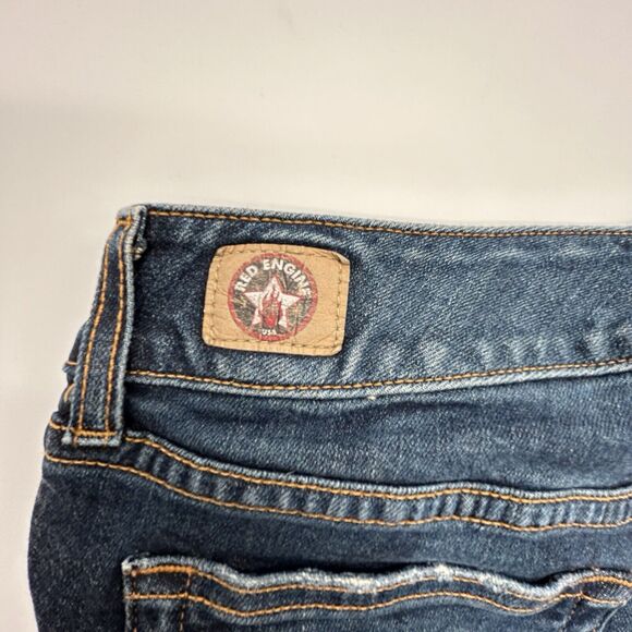 Red Engine Cinder Jeans Women's Size 31 Slim Straight Leg Denim Dark Wash - Picture 5 of 14